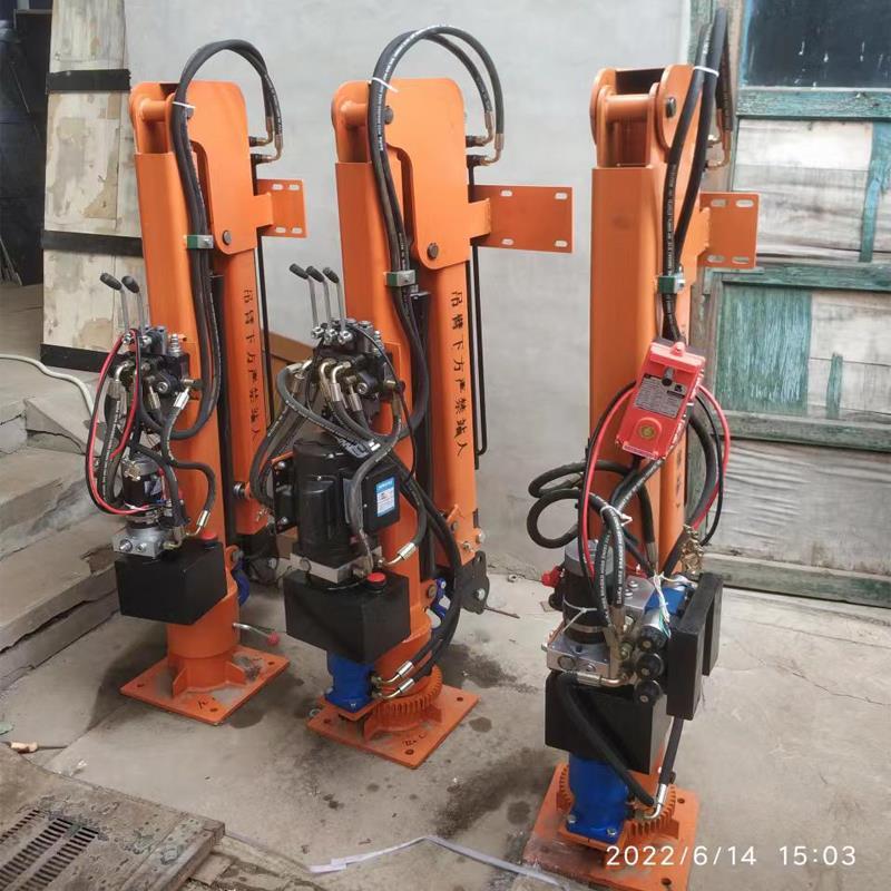 蒸湘区重汽蓝牌随车吊 3.2吨 国六动力强 液压驱动 农用自卸起重机